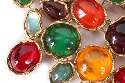 Lot 53 - An Yves Saint Laurent Rive Gauche chunky `gem'...