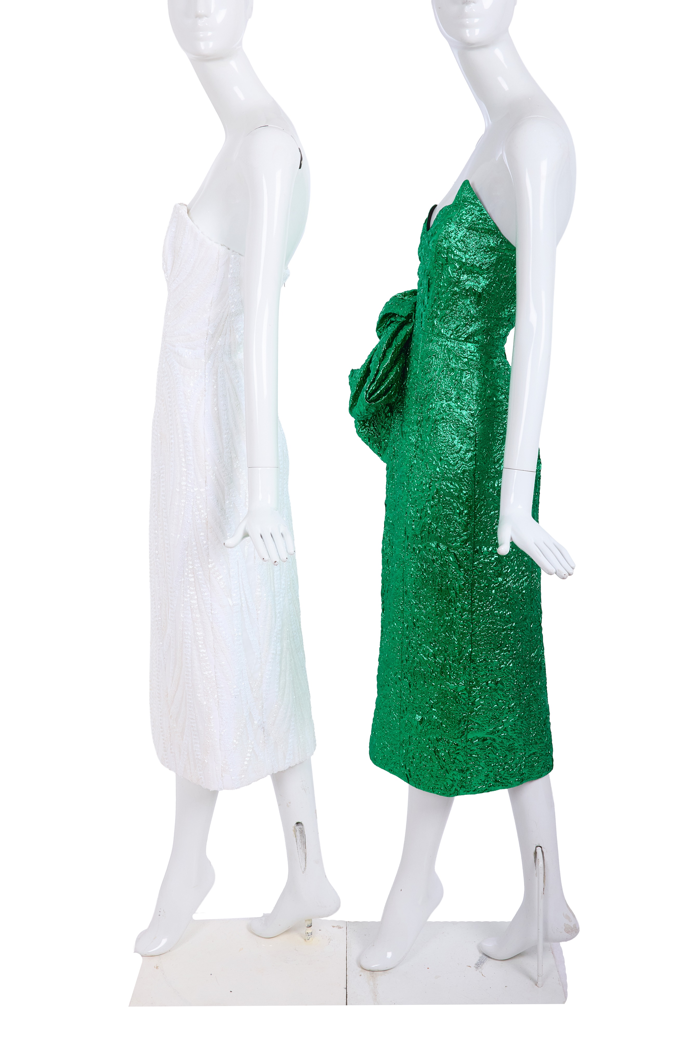 Lot 96 - Two Michael Halpern cocktail dresses,