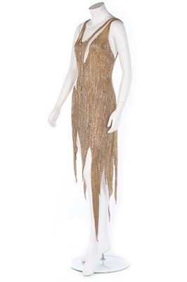 Lot 420 - A Jean-Louis Scherrer by Stephane Rolland gold...