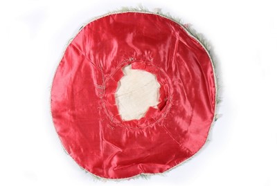 Lot 104 - An unusual feather-trimmed bonnet, 18th...