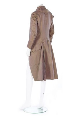 Lot 115 - A gentleman's changeable-silk coat, French,...