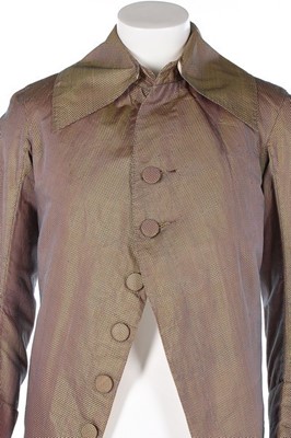 Lot 115 - A gentleman's changeable-silk coat, French,...