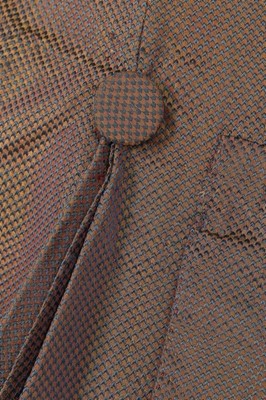 Lot 115 - A gentleman's changeable-silk coat, French,...