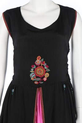 Lot 171 - A rare Nicole Groult evening gown, 1923, woven...