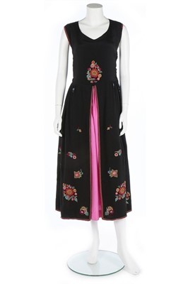 Lot 171 - A rare Nicole Groult evening gown, 1923, woven...