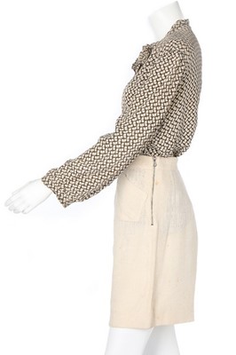 Lot 184 - A pair of Schiaparelli couture shorts,...