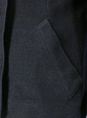 Lot 183 - A Schiaparelli couture black wool...