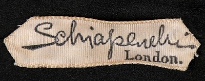 Lot 183 - A Schiaparelli couture black wool...