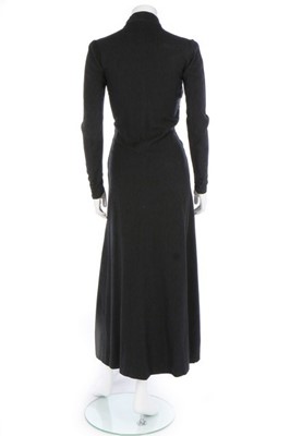 Lot 190 - A Paquin couture richly embroidered evening...