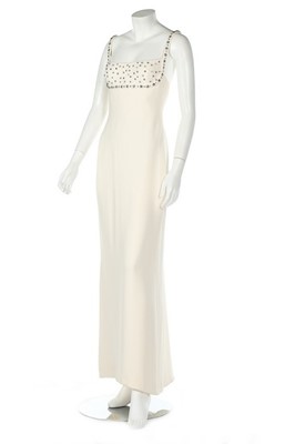 Lot 44 - Two Versace silk jersey evening gowns, 2000s,...