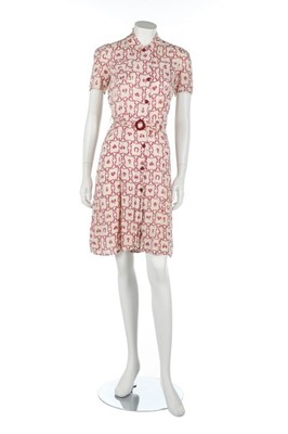 Lot 74 - A Shanks 'Cyclotte' printed cotton sporting...