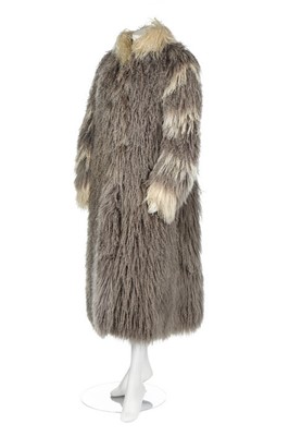 Lot 59 - A Burger Christensen Mongolian lamb coat,...