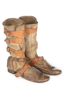 Lot 261 - A pair of Westwood/McLaren men's tan leather...
