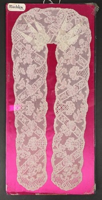 Lot 426 - A joined pair of Mechlin lappets, circa 1760,...