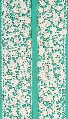 Lot 435 - Youghal and other Irish needlepoint lace, late...