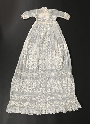 Lot 439 - Assorted christening robes, late 19th century,...
