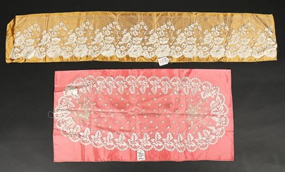Lot 459 - A group of Blonde and ivory lace, second half...