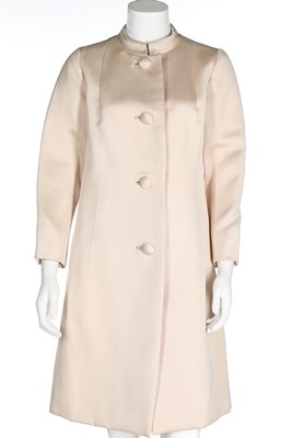 Lot 156 - A Marc Bohan for Christian Dior ivory silk...