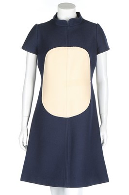 Lot 167 - A Courregès pop art style mini dress, 1969,...