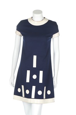 Lot 172 - A Pierre Cardin navy jersey and white vinyl...