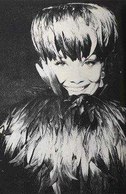 Lot 116 - Audrey Hepburn's Jacques Fath cockerel feather...