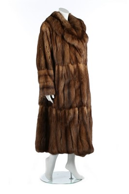 Lot 160 - A Liska sable coat, labelled Liska, Vienna,...