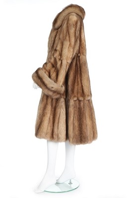 Lot 14 - A Slupinkski golden sable coat, 1980s,...