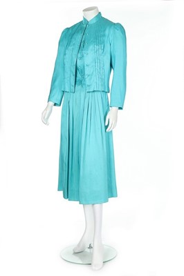Lot 34 - Princess Diana's Catherine Walker slubbed...