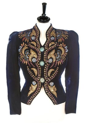 Lot 109 - An Elsa Schiaparelli couture embroidered...