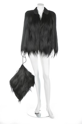 Lot 73 - A Colobus monkey-fur jacket, 1930s, colobus...