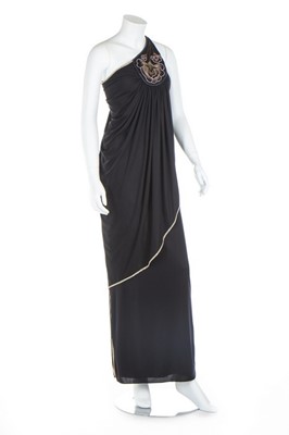 Lot 34 - A Bill Gibb Quiana jersey evening ensemble,...