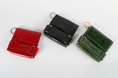 Lot 110 - Three Yves Saint Laurent crocodile and...