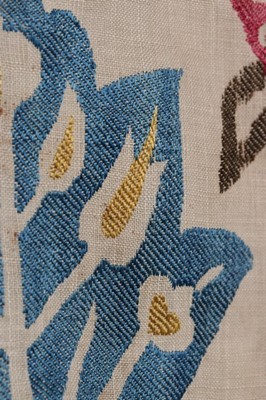 Lot 377 - An Ottoman embroidered quilt facing, (Yorgan...