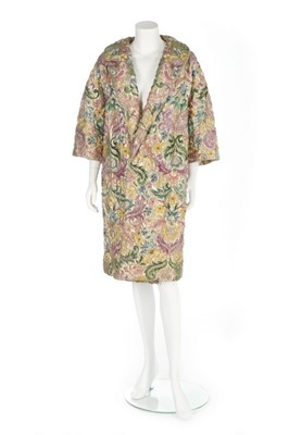 Lot 144 - A fine Pedro Rodriguez couture embroidered...
