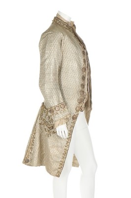 Lot 34 - A man's cloth of silver tailcoat, Italian,...