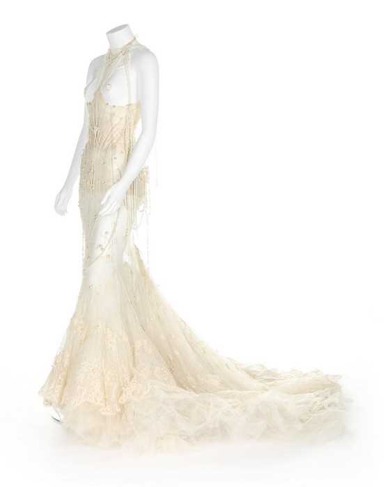 alexander mcqueen wedding dress Spring 2012 Ready-to-Wear Alexander McQueen, Meadow-print silk-chiffon gown