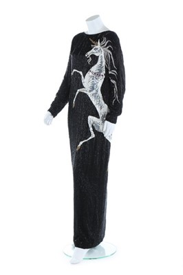 Lot 263 - A Bob Mackie 'Unicorn' dress, 1980s,...
