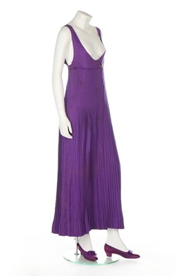 Lot 47 - A Paul Poiret for Denise Poiret purple...