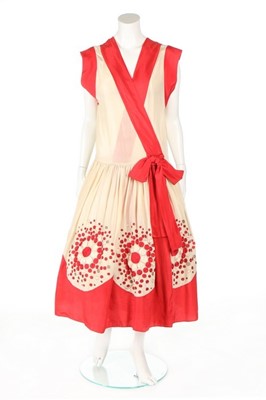 Lot 80 - A Jeanne Lanvin couture robe de style, 'La...