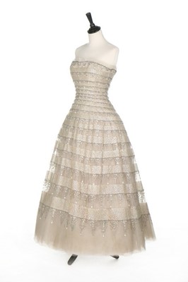 Lot 108 - A Christian Dior couture sequined and...