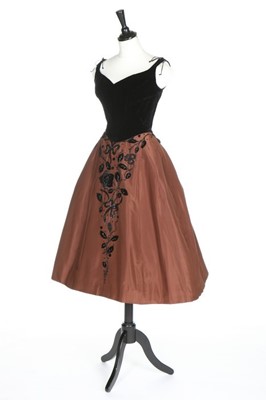 Lot 137 - A Charles James for Samuel Winston black...