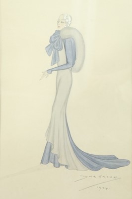 Lot 74 - A Guy de Gerald fashion sketch for Hoban &...