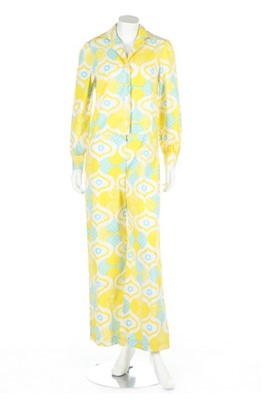 Lot 77 - A rare Twiggy Boutique cotton jumpsuit,...