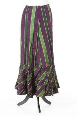 Lot 80 - A Suffragette petticoat, circa 1910, of...
