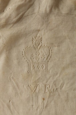 Lot 83 - Queen Victoria's ivory silk stockings, mid...
