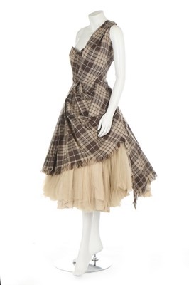 Lot 90 - An Alexander McQueen 'highland' style tartan...