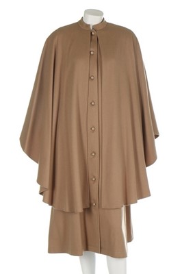 Lot 144 - An Yves Saint Laurent Rive Gauche tan wool...