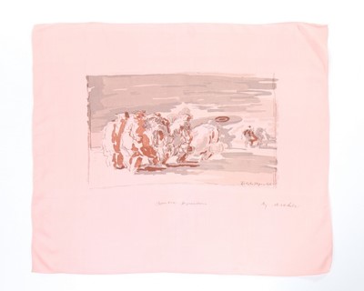 Lot 183 - A Feliks Topolski for Ascher printed cotton...