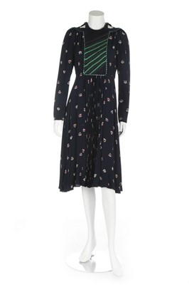 Lot 263 - An Ossie Clark/Celia Birtwell printed morocain...