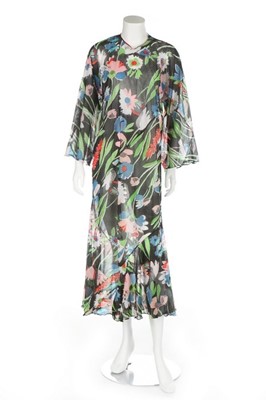 Lot 265 - Two dresses of Celia Birtwell printed chiffon,...
